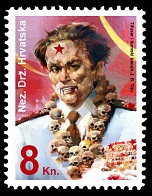 Nezavisna Drzava Hrvatska - Tifusar i sumski bandit J B Tito - 8 Kuna Nezavisna Drzava Hrvatska - Tifusar i sumski bandit J B Tito - 8 Kuna
